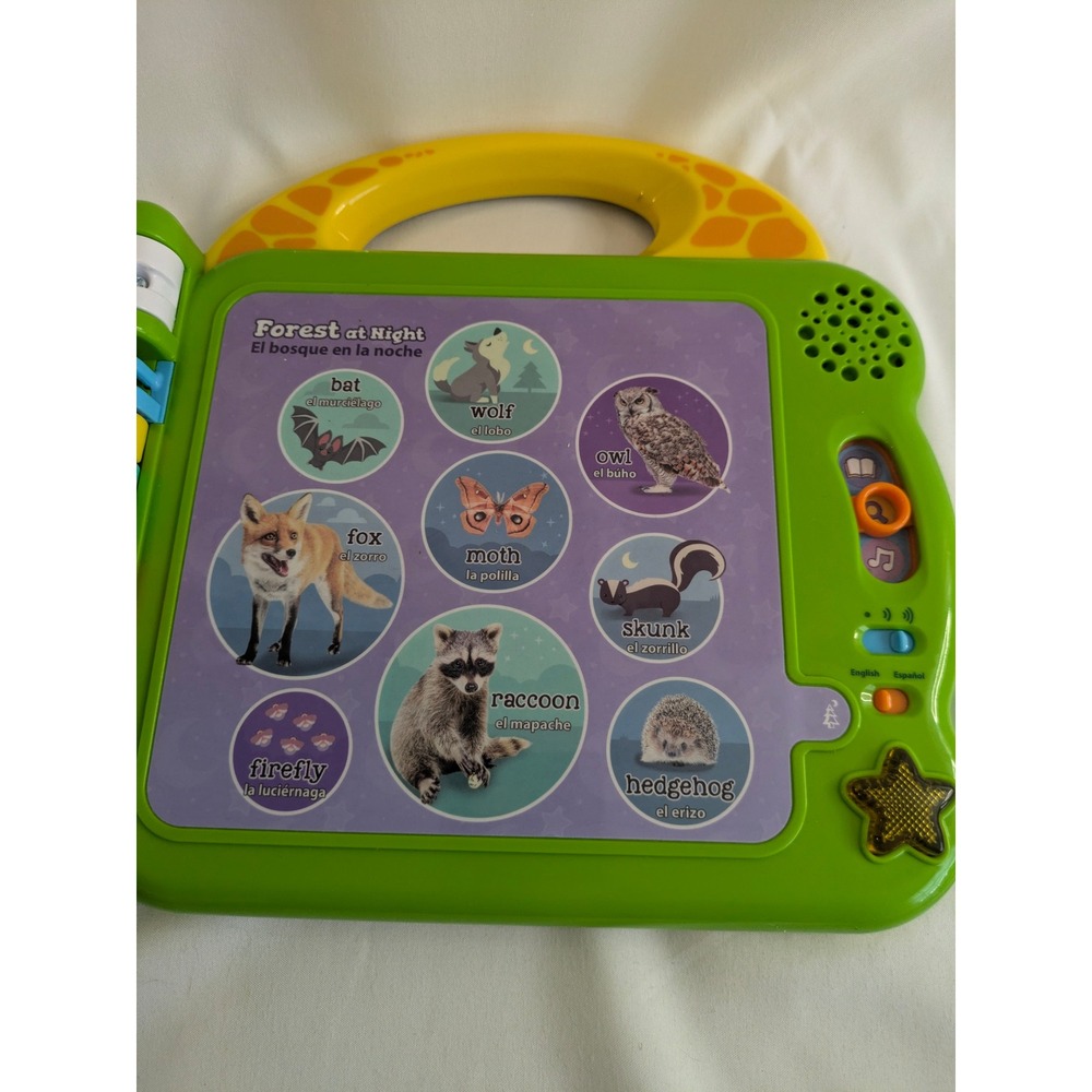 LeapFrog 100 Animals Book Bilingual English Spanish‎ Interactive Learning Toy - Picture 3 of 8